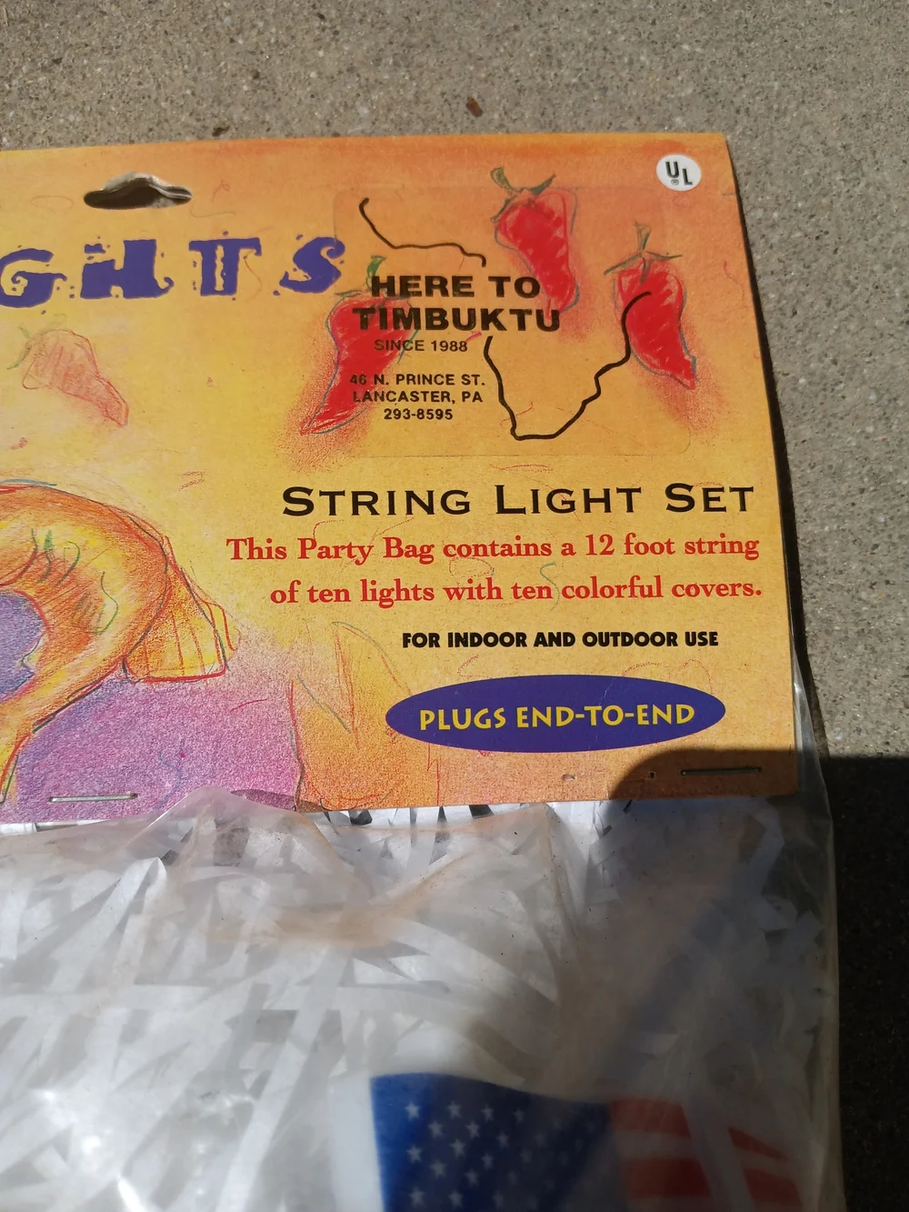 Primal Lite Fun Lights American Flag String Lights - Red, White & Blue